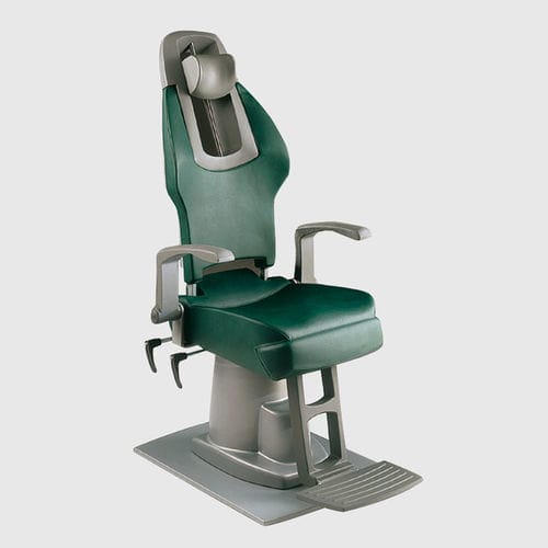 Sillón de reconocimiento de oftalmología - FUNKY - Meccanottica Mazza - eléctrico / reclinable / de altura variable