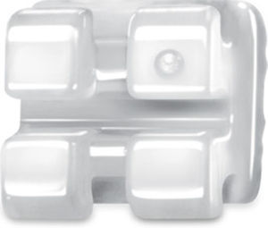Bracket estético - InVu  - TP Orthodontics - transparente