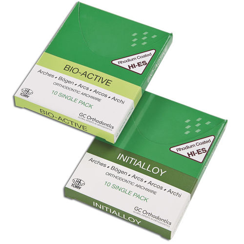 Hilo ortodóntico de acero inoxidable - BIO-ACTIVE RH - GC Orthodontics