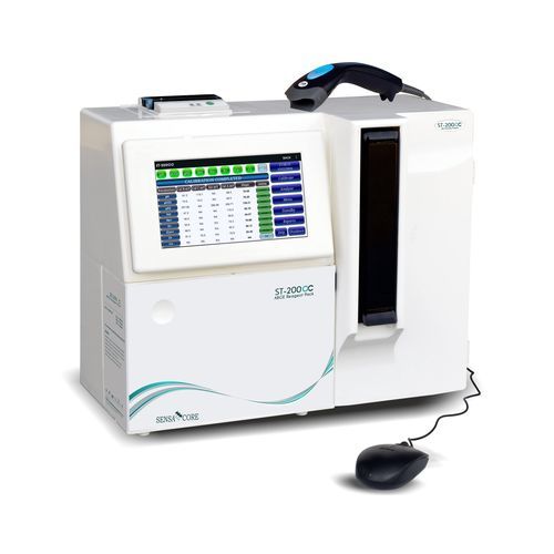 Analizador de gases en sangre pO2 - ST-200 CC ABGE - Sensa Core Medical Instrumentation Pvt. Ltd. - pCO2 / pH / de suero