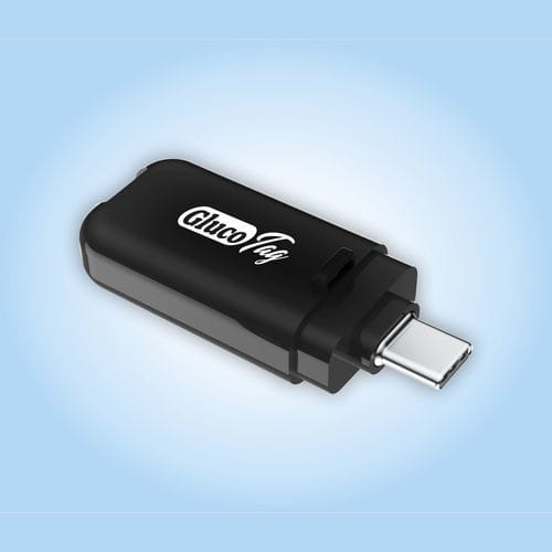 Medidor de glucosa automático - Gluco Tag - Sensa Core Medical Instrumentation Pvt. Ltd. - hematocrito / USB