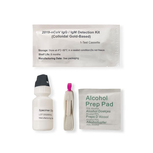 Prueba rápida para COVID-19 - A006019 - botiquin sans - de IgG / de IgM / SARS-COV-2