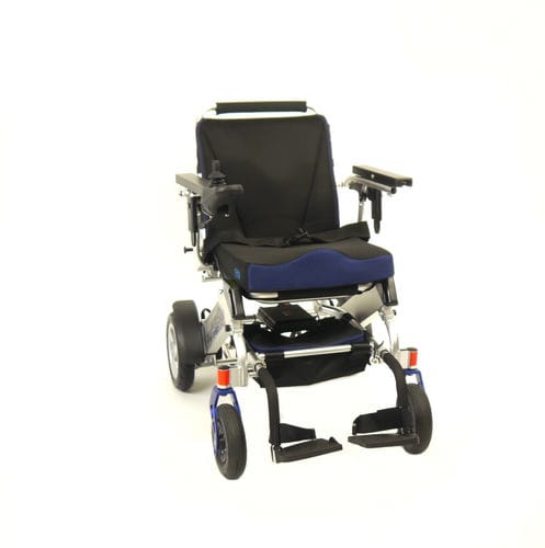 Silla de ruedas eléctrica - Ergo 08L 2.0 - ErgoConcept - de exterior / con reposapiernas / plegable