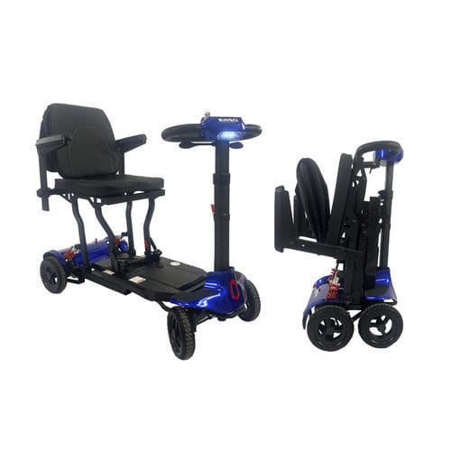 Scooter para movilidad reducida eléctrico - SWIFTY  - ErgoConcept - con 4 ruedas / plegable