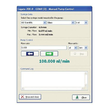 Software de gestión de bombas de infusión - ADAGIO - KD Scientific - de control / de registro de datos / de importación