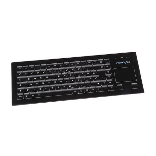 Teclado con alfombrilla táctil - GIK 2700 - PrehKeyTec GmbH - con puntero / de vidrio / de higiene