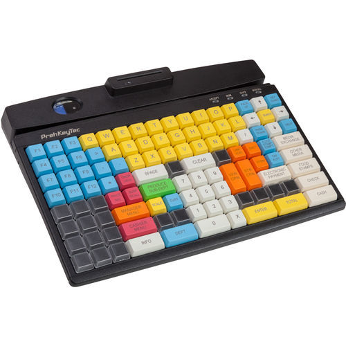 Teclado con alfombrilla táctil - MCI 128 - PrehKeyTec GmbH - con puntero / con lector de tarjetas / con teclas digitales