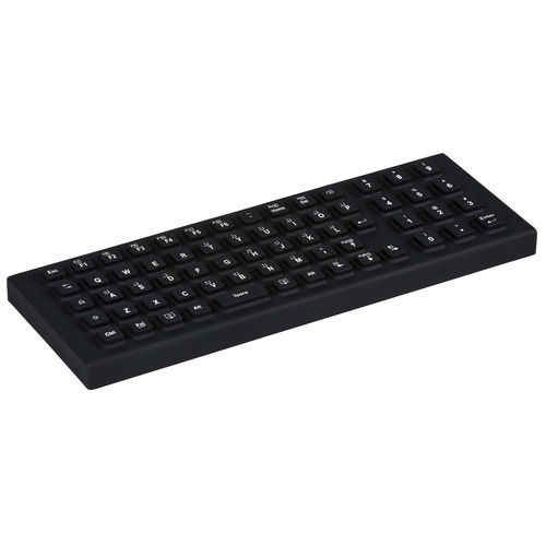 Teclado con teclas digitales - SIK 65 - PrehKeyTec GmbH - de silicona / USB / de higiene