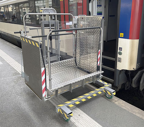 Plataforma elevadora para silla de ruedas - TAL1100 - Herkules Liftwerk - móvil