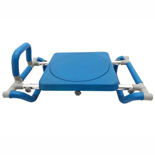 Asiento de baño con reposabrazos - HB7047-BL - Forever Young Enterprise - suspendido / giratorio