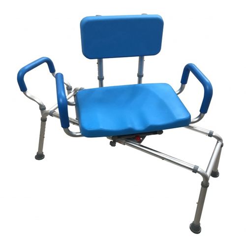 Asiento de baño con reposabrazos - HB7065XL-BL - Forever Young Enterprise - con respaldo