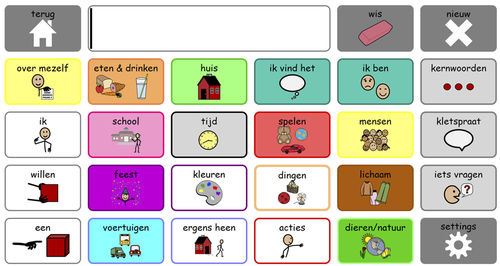 Software para comunicación alternativa y aumentativa - Mind Express - JABBLA BV - médico / de control / de educación