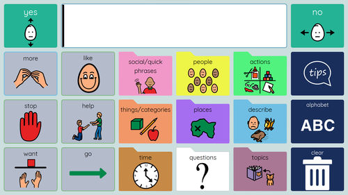 Software médico - Steps 2 Language - JABBLA BV - para comunicación alternativa y aumentativa