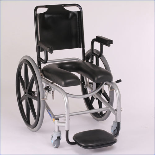Silla de ruedas manual - Life - Lagooni - para ducha / plegable / con orinal