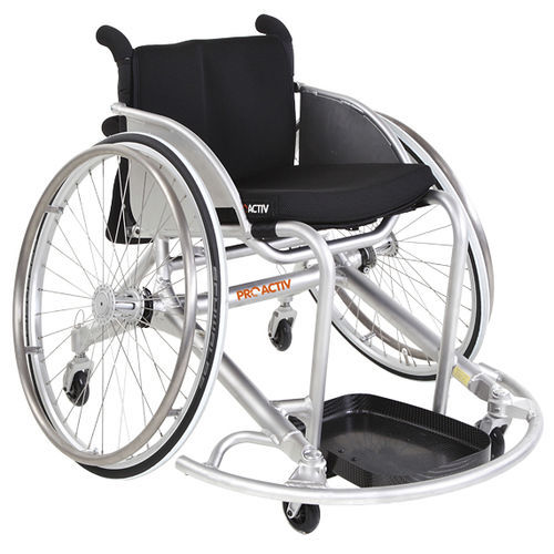 Silla de ruedas activa - SPEEDY F1 - PRO ACTIV Reha-Technik - baloncesto / con reposapiernas / gris