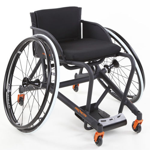 Silla de ruedas activa - SPEEDY F1 - PRO ACTIV Reha-Technik - tenis / con reposapiernas / negra
