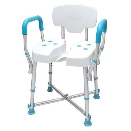 Silla de ducha con reposabrazos - BA-20 - Sunjoy Enterprises - con respaldo / de altura variable