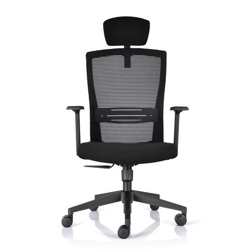 Silla de oficina con reposabrazos - SPIO-10H - Sunjoy Enterprises - con ruedas / con respaldo alto / de altura variable