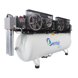 Compresor de aire para laboratorio dental - 100 C - Al.Con.Press. S.r.l. - para fresadora / de pistón oscilante / con secadores de aire