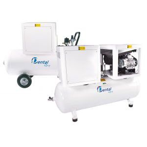 Compresor de aire para laboratorio dental - SL25C – SL30C – SL50C – SL100C8 - Al.Con.Press. S.r.l. - para fresadora / de pistón oscilante / silenciado
