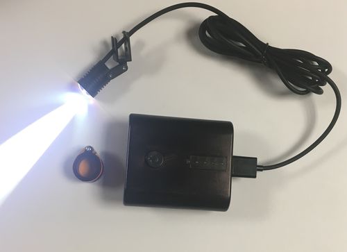 Fotóforo quirúrgico - Eclipse Loupes and Products - LED / con batería recargable / para lupa binocular