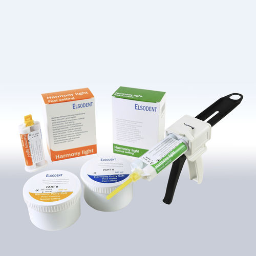 Material dental de vinilo polisiloxano - HARMONY - ELSODENT - para moldes para impresiones dentales