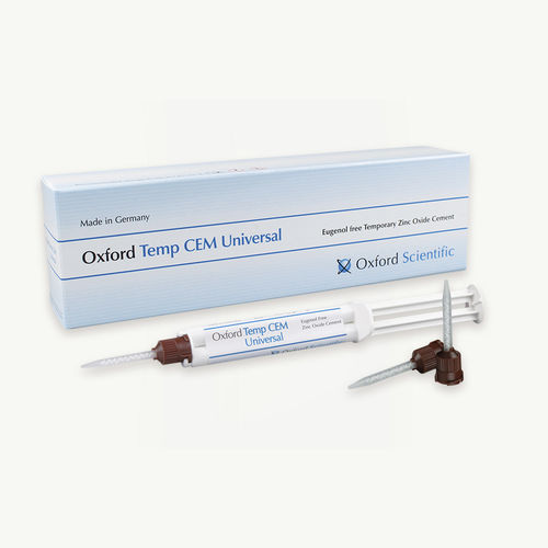 Adhesivo dental para puente dental - TEMP CEM  - First Scientific Dental Materials GmbH - para corona / temporal