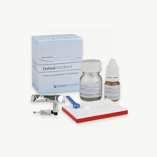 Adhesivo dental para restauración dental - GI CEM X - First Scientific Dental Materials GmbH - vidrio ionómero