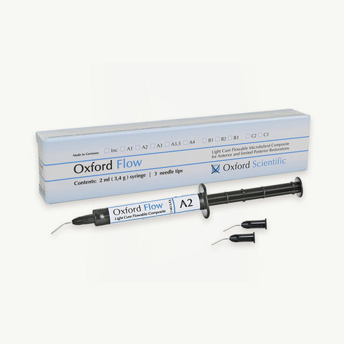 Material dental de composite fluido - FLOW - First Scientific Dental Materials GmbH - de composite híbrido / para restauración dental