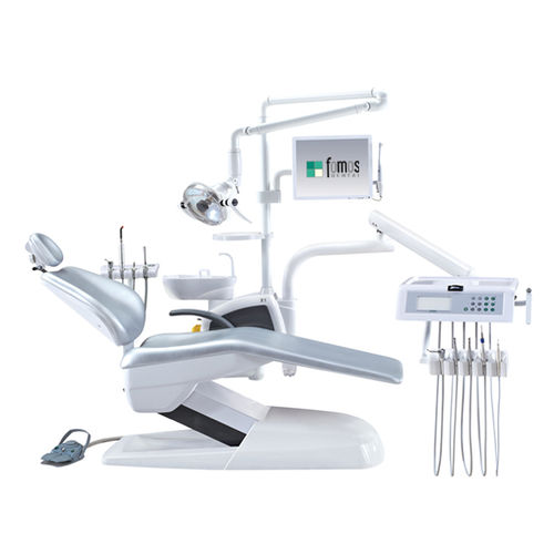 Unidad dental con sillón eléctrico - FODE-X1 - Fomos Medical Instrument ltd. - con monitor / con portainstrumentos / con luz
