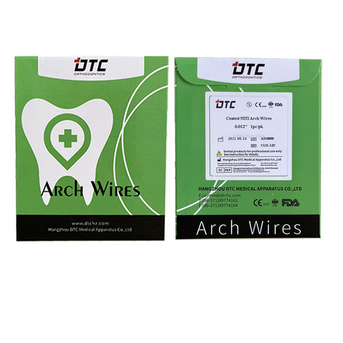 Hilo ortodóntico rectangular - C121  - Hangzhou DTC Medical Apparatus - redondo / NiTi