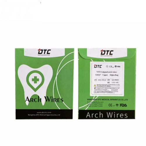 Hilo ortodóntico rectangular - Hangzhou DTC Medical Apparatus - redondo / de titanio / NiTi