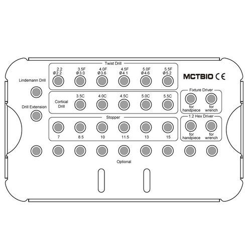 Kit de instrumentos para cirugía dental - MSK-01 - MCTBIO