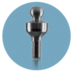 Pilar para implante de titanio - MSI-BAx series - MSI France - tipo bola / recto / de tornillo