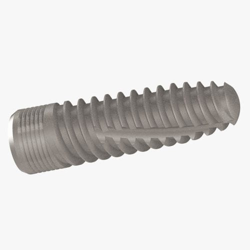 Implante dental cilíndrico - Vulkan Implants - de titanio / hexágono interno / cortical