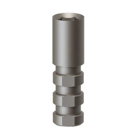 Análogo de implante dental de acero inoxidable - VINH03 - Vulkan Implants - recto