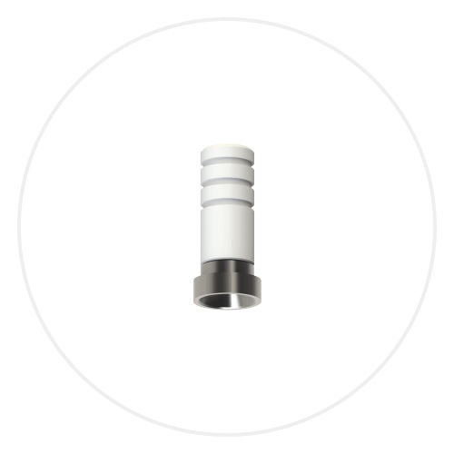 Pilar para implante de POM - MU0502 - Vulkan Implants - CoCr / externo / recto