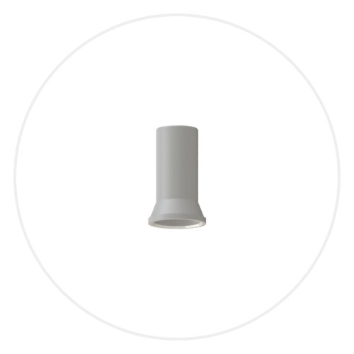 Pilar para implante de POM - MU0402 - Vulkan Implants - externo / recto