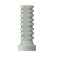 Pilar para implante de PEEK - MU0602P - Vulkan Implants - externo / recto / temporal