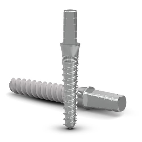 Implante dental de titanio - ZMR®/ZMR®S - Ziacom Medical - recto / monobloque / 1 fase