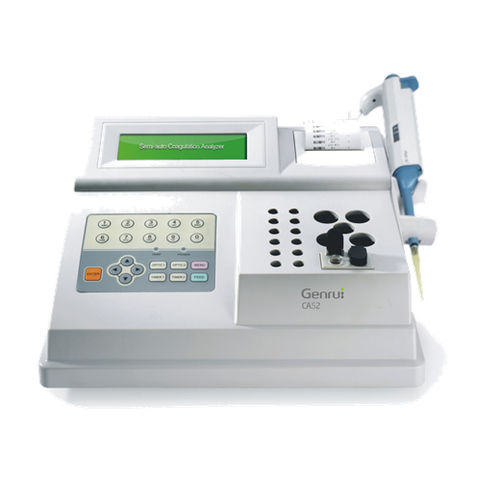 Analizador de coagulación semiautomático - CA52 - Genrui Biotech Inc. - 2 canales / PT / TTPA