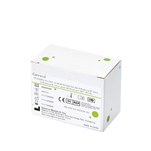 Prueba rápida para COVID-19 - Genrui Biotech Inc. - de gripe / para ADN / SARS-COV-2