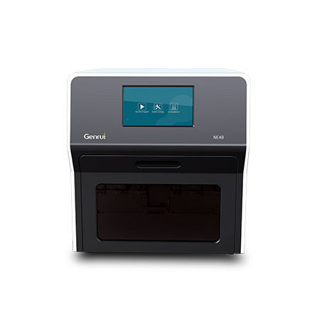 Estación de trabajo de laboratorio para extracción de ácidos nucleicos - NE48 - Genrui Biotech Inc. - automática / de mesa / con pantalla táctil