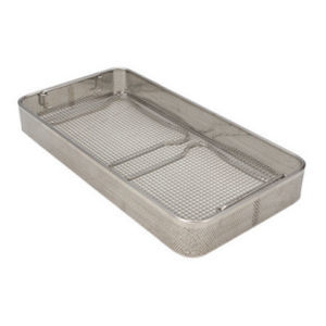 Recipiente de esterilización para instrumental - 12-453 P - Thempson - perforado / de acero inoxidable / enrejado