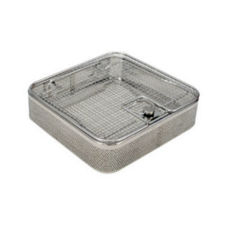 Recipiente de esterilización para instrumental - 13-1043 P - Thempson - perforado / de acero inoxidable / enrejado