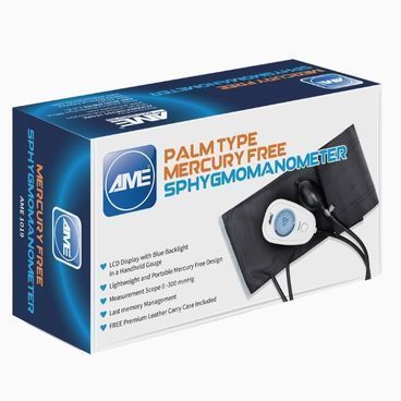 Tensiómetro de manguito - 1009 - AME WORLDWIDE - con batería recargable / con manguito para adulto