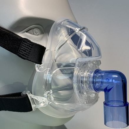 Máscara de ventilación de silicona - 1701 - D.C. Medical - ajustable