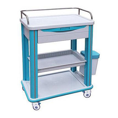 Carro de uso general - KJW-CT002D - Guangdong Kareway Medical Technology - multifunción / 1 cajón / 3 bandejas