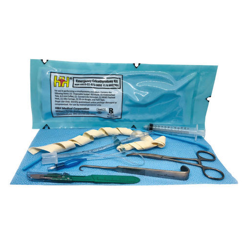 Kit médico de cricotiroidotomía - HHECT01 - H&H Medical - de emergencia / estéril / desechable