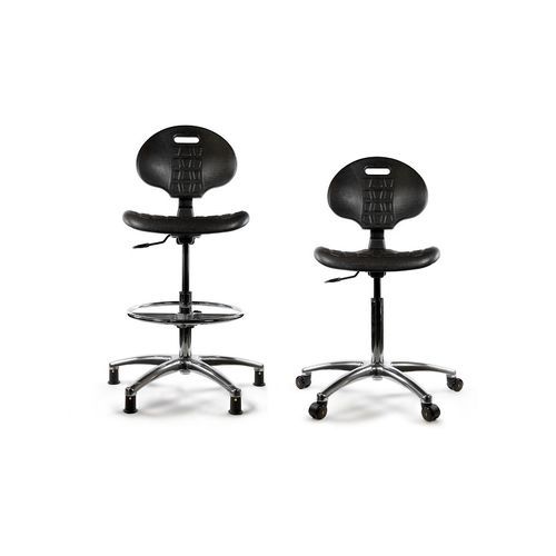Silla para adulto - TECHSIT C-TECH PU - Hospital Aids - con ruedas / de altura variable / giratoria